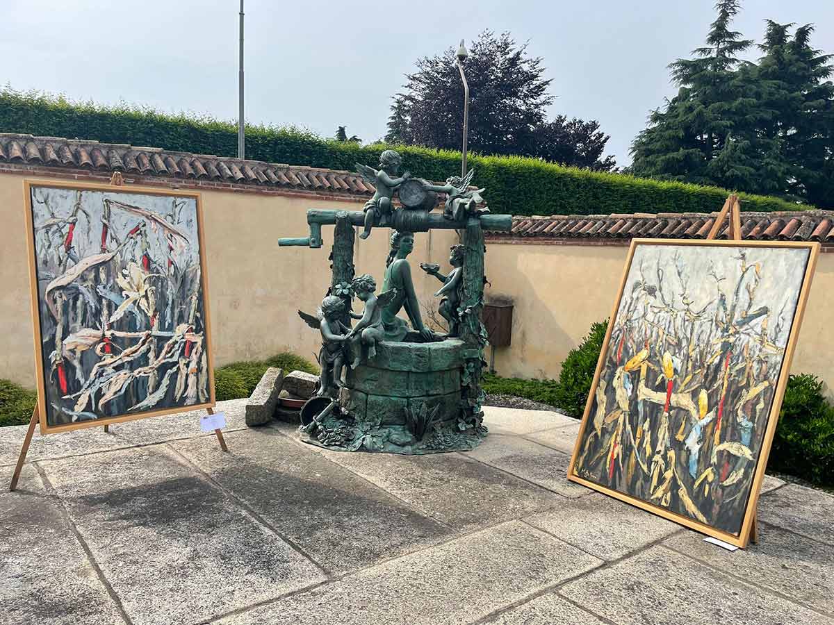 Arte e cultura in sughero “Passato Presente Futuro” mostra d’arte all’AIA di Verderio