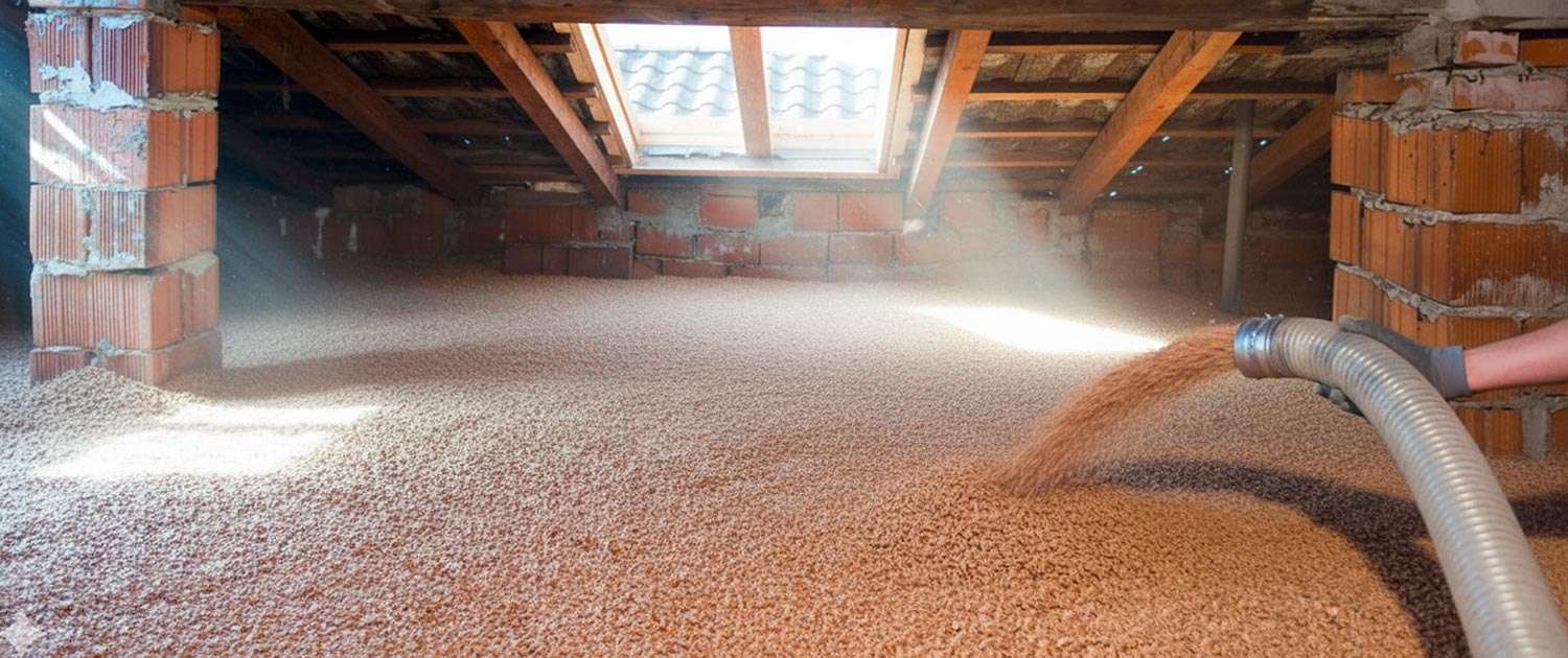 Insufflaggio con sughero: la soluzione rapida per l'isolamento termico a costi contenuti Coverd - BioEdilizia - Isolare secondo natura Isolamento termico