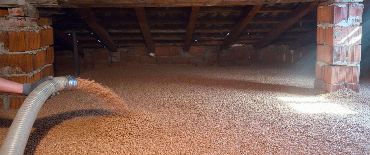 Insufflaggio con sughero: la soluzione rapida per l'isolamento termico a costi contenuti Coverd - BioEdilizia - Isolare secondo natura Isolamento termico
