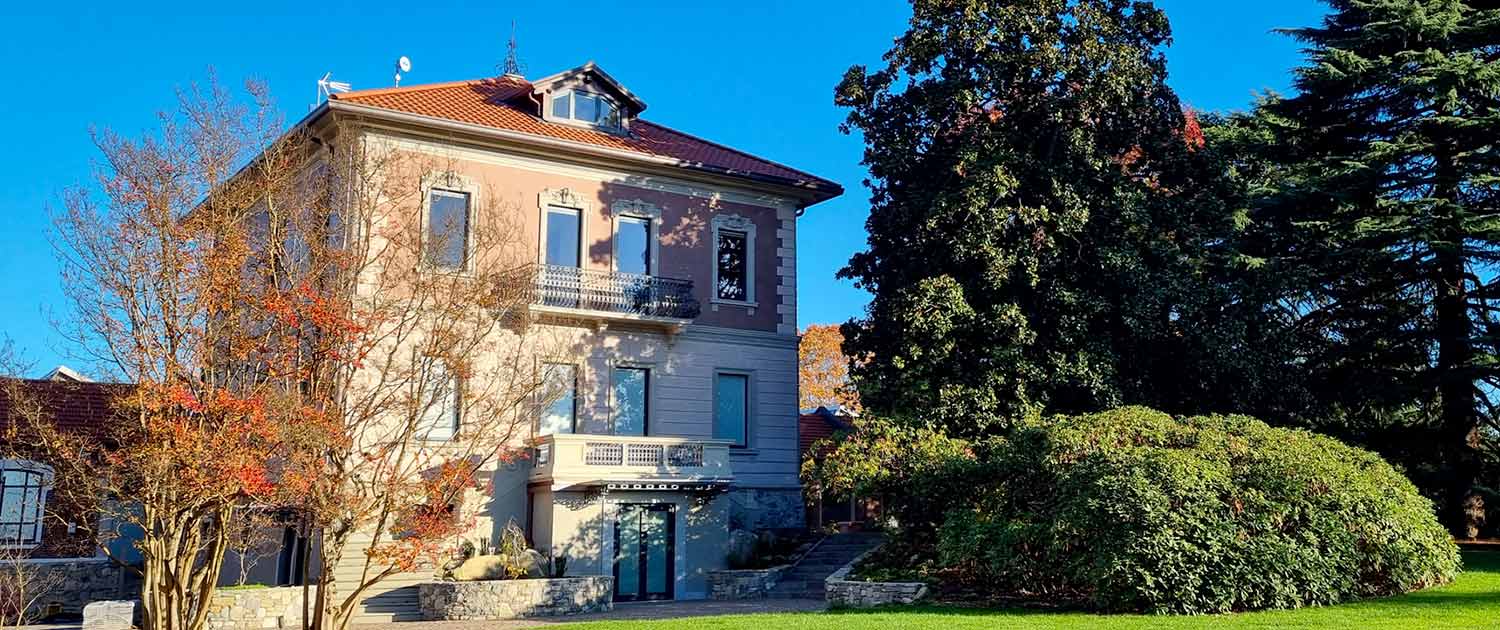 Villa Hermann Somma Lombardo (VA) - Correzione acustica Coverd - BioEdilizia - Isolare secondo natura Hotel - Alberghi