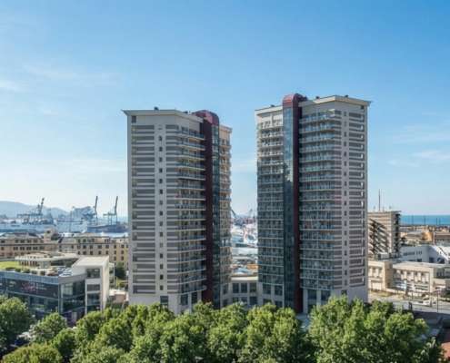 Torri Faro Genova (GE) - Il moderno complesso abitativo affacciato sul porto Torri Faro Genova (GE) - Il moderno complesso abitativo affacciato sul porto Coverd - BioEdilizia - Isolare secondo natura Isolamento termico