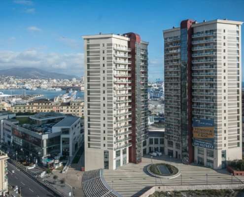 Torri Faro Genova (GE) - Il moderno complesso abitativo affacciato sul porto Torri Faro Genova (GE) - Il moderno complesso abitativo affacciato sul porto Coverd - BioEdilizia - Isolare secondo natura Isolamento termico