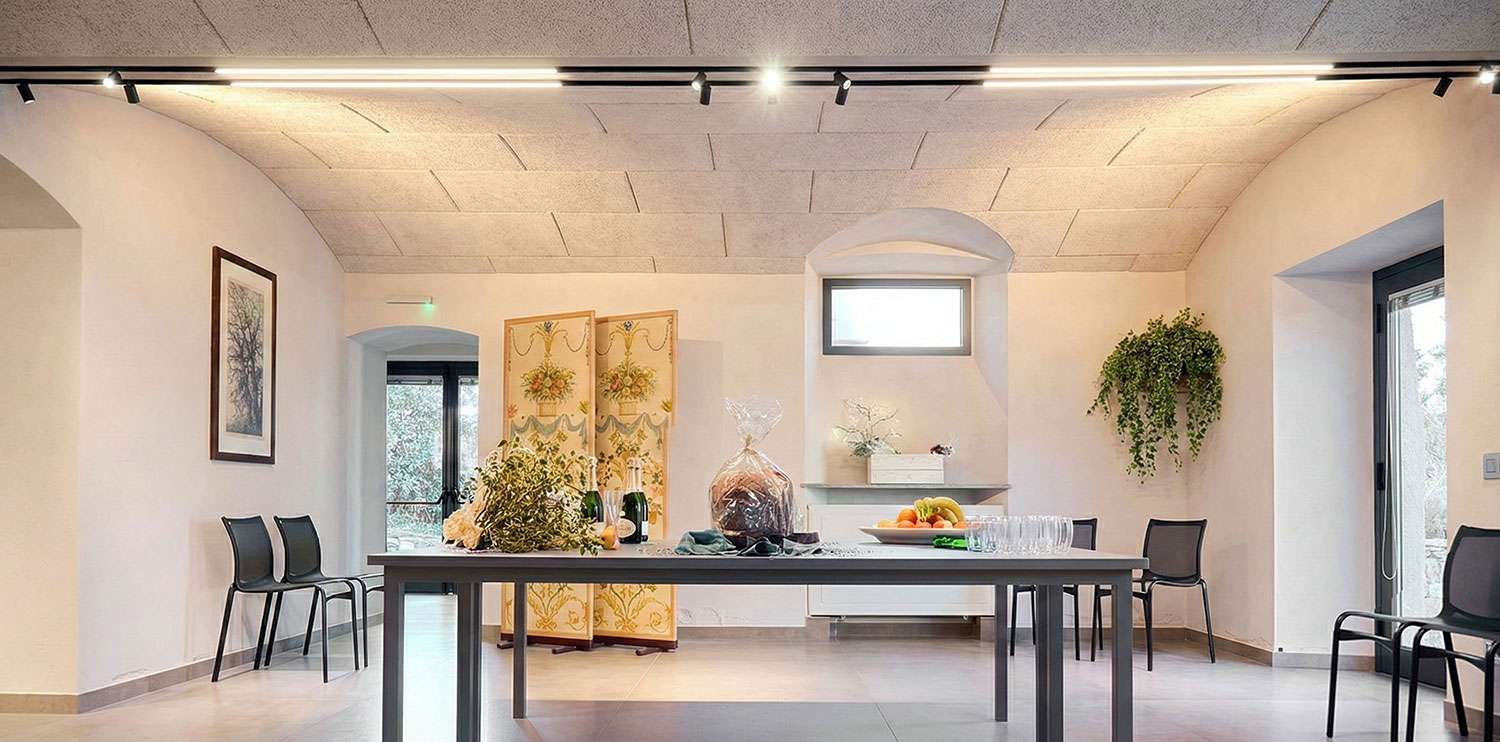 Correzione acustica - Villa Hermann Somma Lombardo (VA)