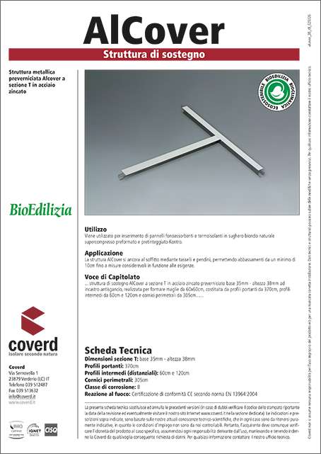 Schede tecniche Coverd Coverd - BioEdilizia - Isolare secondo natura