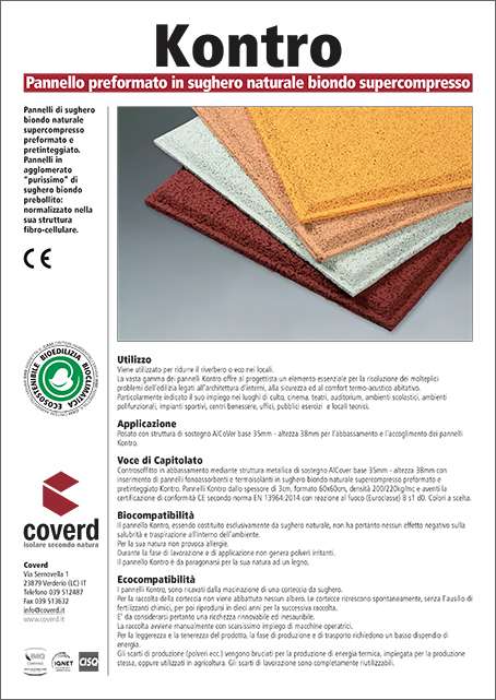 Schede tecniche Coverd Coverd - BioEdilizia - Isolare secondo natura